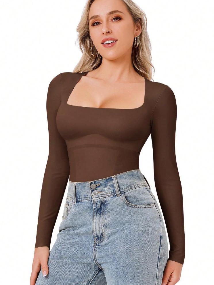 Long Sleeve Shaper Bodysuit